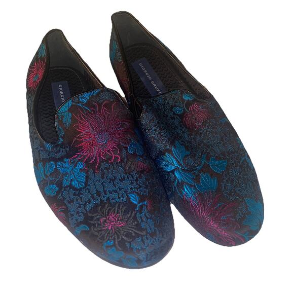 Giorgio Brutini Carey Mens Loafers, Size‎ 8.5 Floral Jacquard Multicolored - Picture 1 of 12